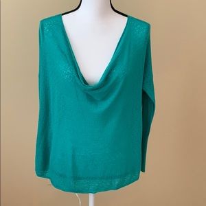 Anthropologie Guinevere green/blue Sweater Small